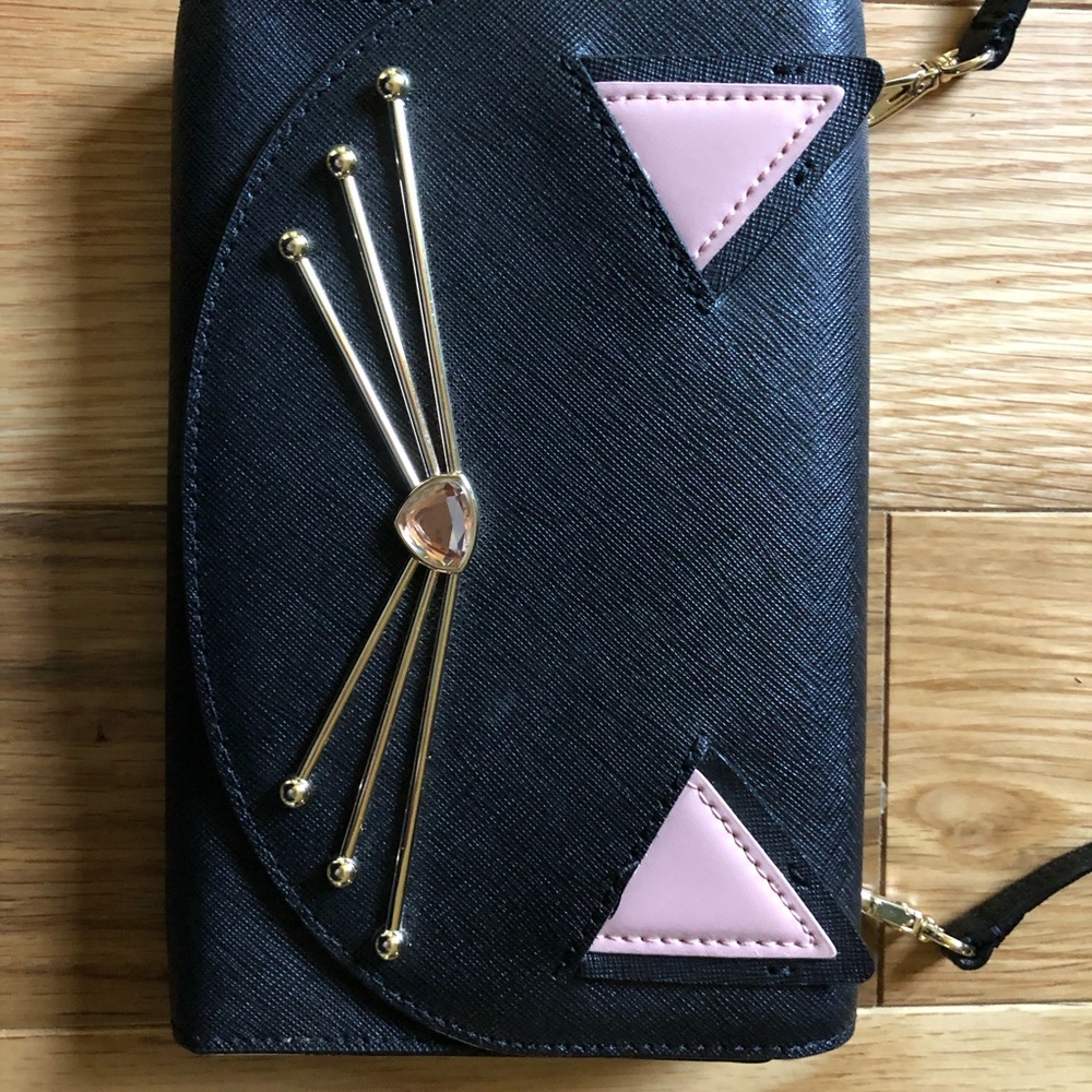 Kate Spade Jazz Things Up cat-face purse